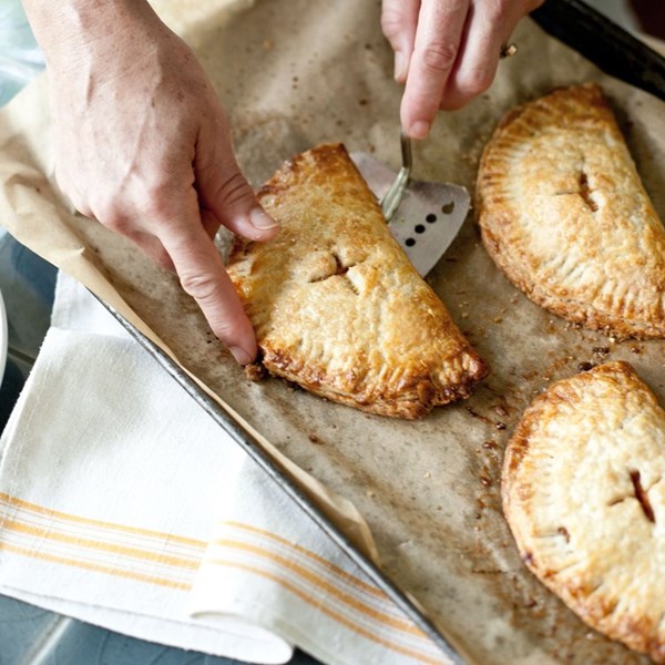 Bourbon apricot and sweet potato hand pies