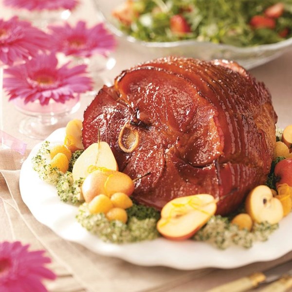 Bourbon baked ham