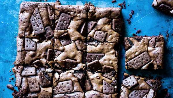 Bourbon biscuit brownies