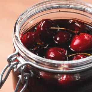 Bourbon cherries