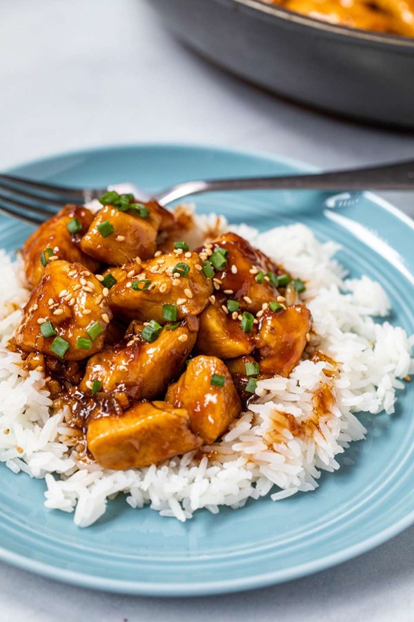Bourbon chicken