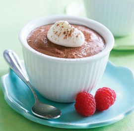 Bourbon chocolate mousse