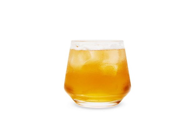 Bourbon-cider spritz