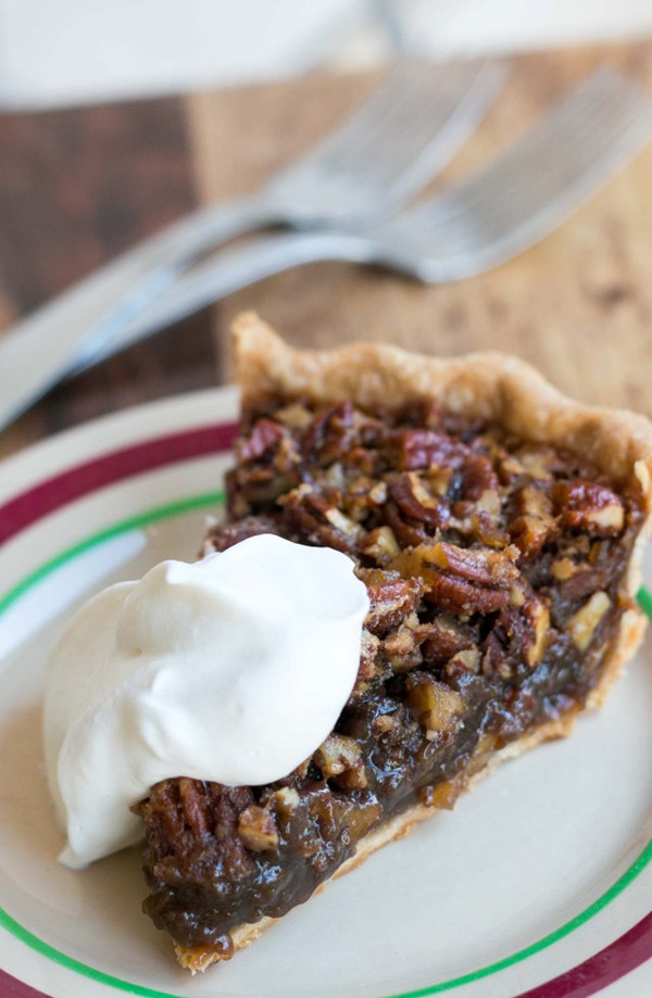 Bourbon-ginger-pecan pie