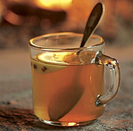 Bourbon hot toddy