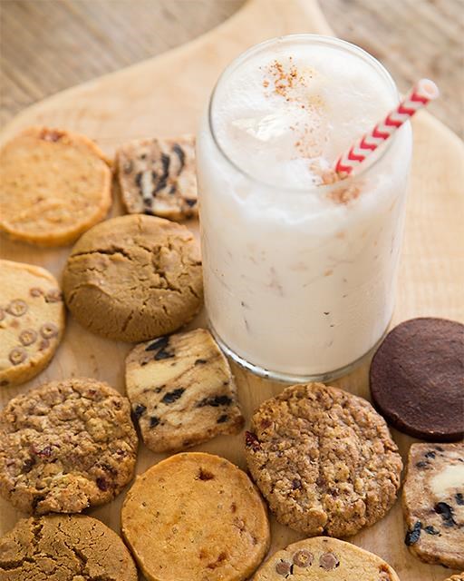 Bourbon milk punch