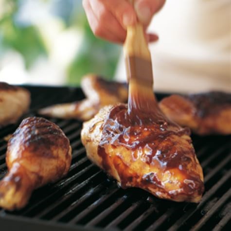 Bourbon-molasses chicken