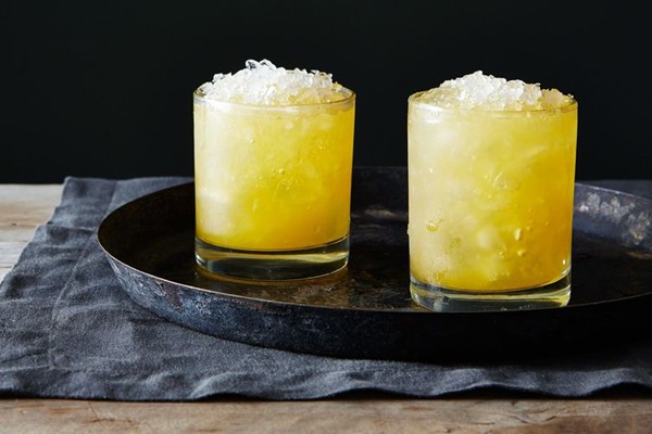 Bourbon, orange, and ginger