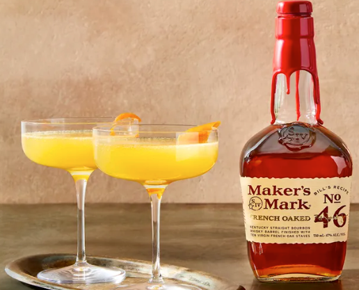 Bourbon orange fizz