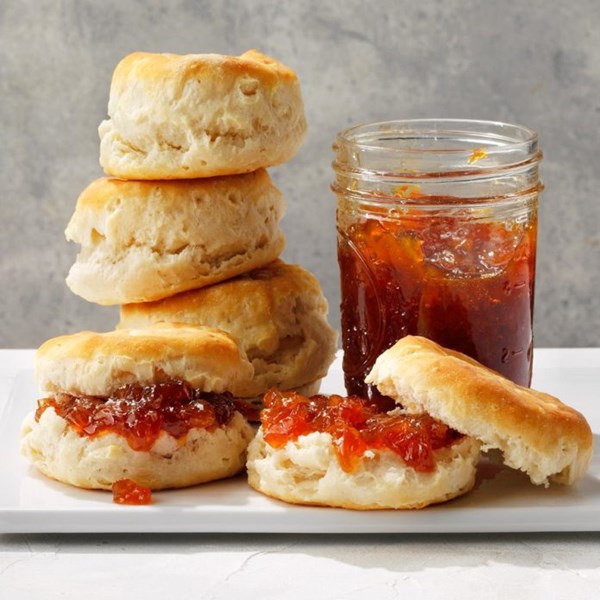 Bourbon peach jam