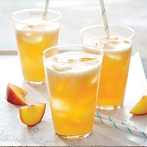 Bourbon-peach limeade