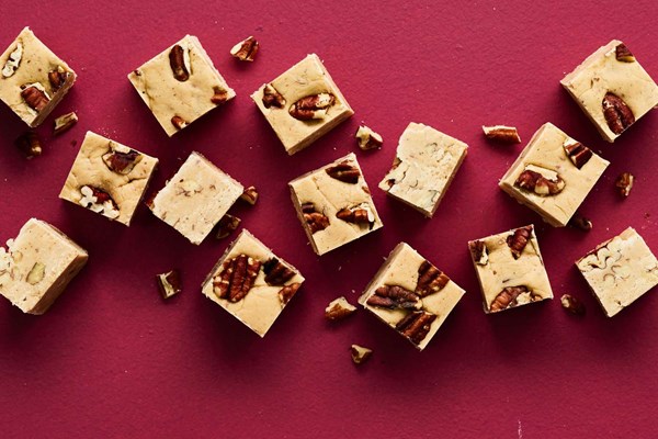 Bourbon-pecan brown sugar fudge