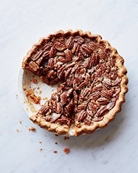 Bourbon-pecan pie