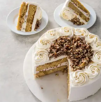 Bourbon praline cake
