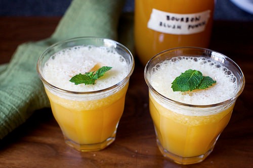 Bourbon slush punch