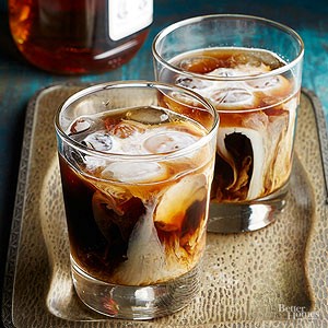 Bourbon stout cocktail