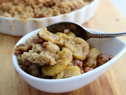 Bourbon Street banana crisp