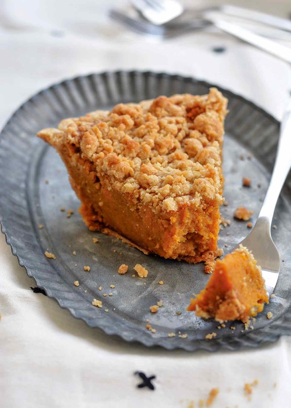 Bourbon sweet potato pie