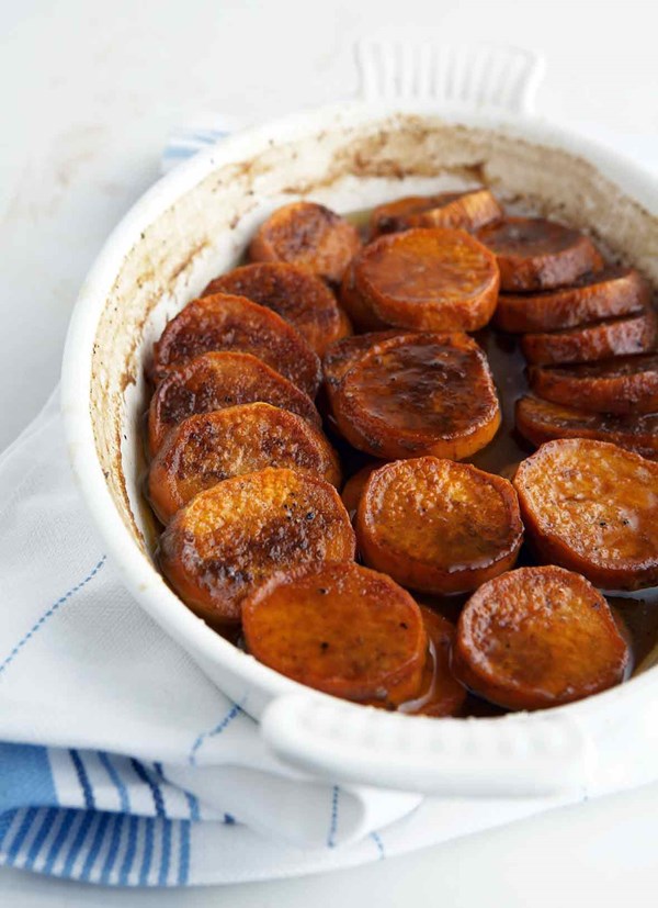 Bourbon sweet potatoes