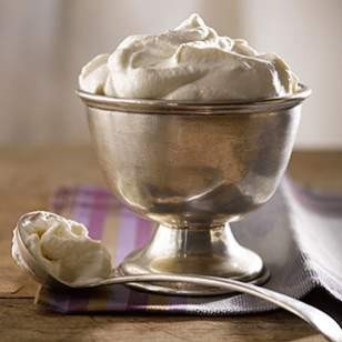 Bourbon whipped cream