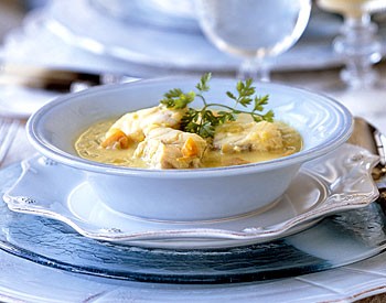 Bourride with lemon aïoli