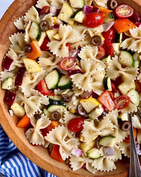 Bow tie pasta salad