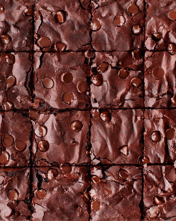 Boxed-mix brownies, from scratch