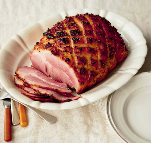 Boxing Day glazed ham [with Ginger Pig glaze]