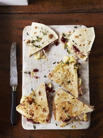 Boxing Day quesadillas