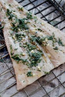 Braaied butterflied fish