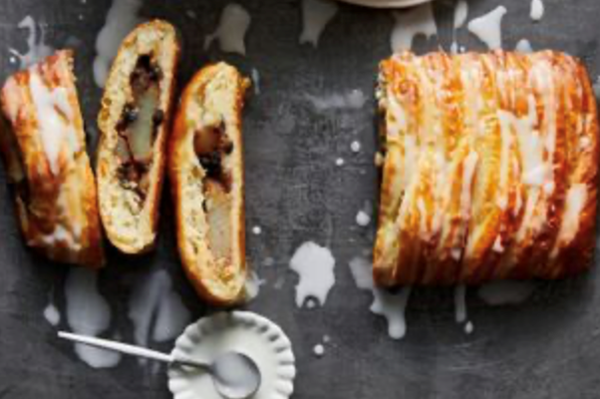 Braided apple Danish