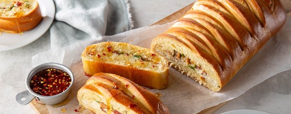 Braided breakfast bread