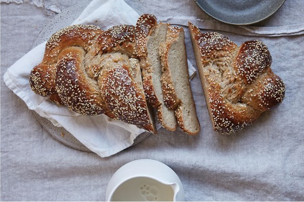 Braided challah