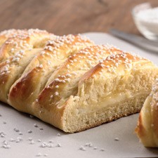 Braided lemon bread