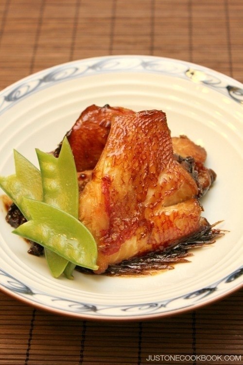 Braised alfonsino (Kinmedai nitsuke / キンメダイ煮付け)
