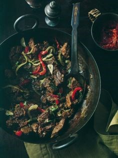 Braised and fried beef