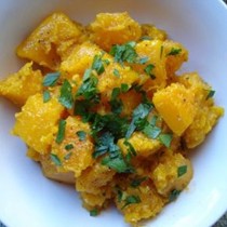 Braised and glazed butternut squash
