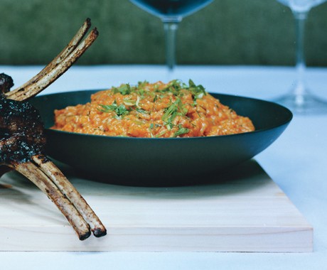 Braised bacon Carolina rice