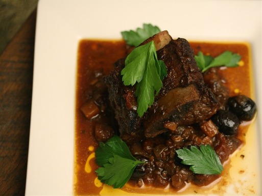 Braised Basque short ribs