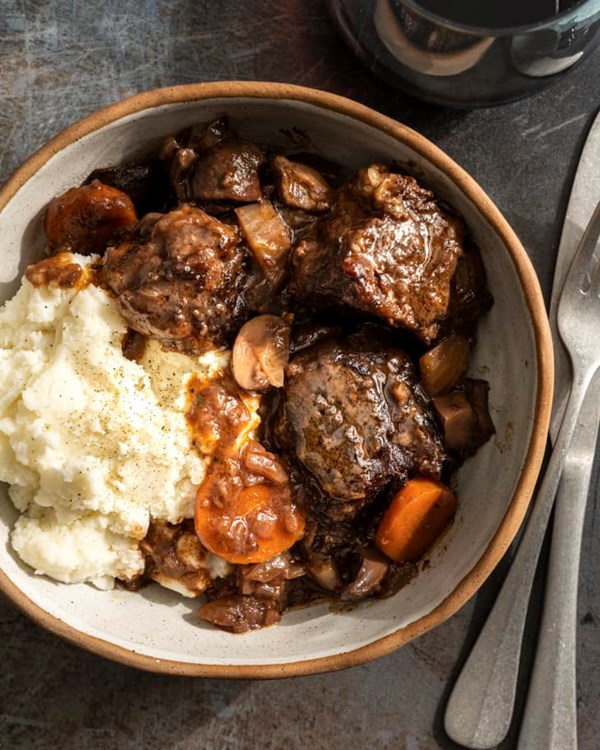 Braised beef