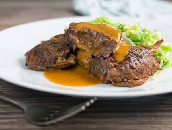 Braised beef brisket
