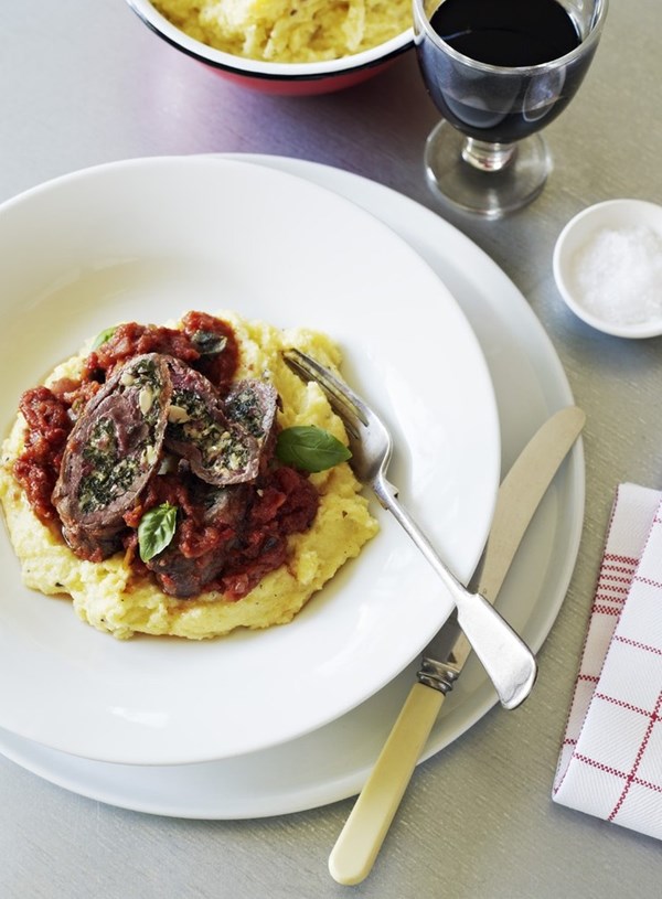 Braised beef rolls (Braciole)