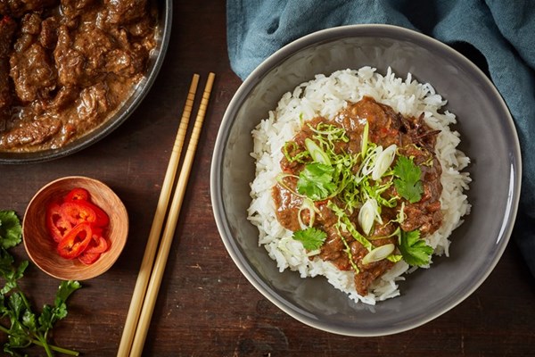 Braised beef with five-spice and star anise