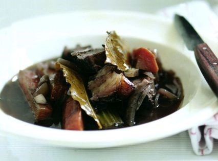 Braised beef with red wine (Brasato al Nebbiolo)
