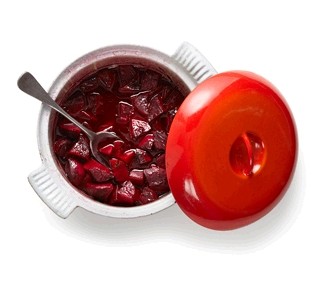 Braised beets