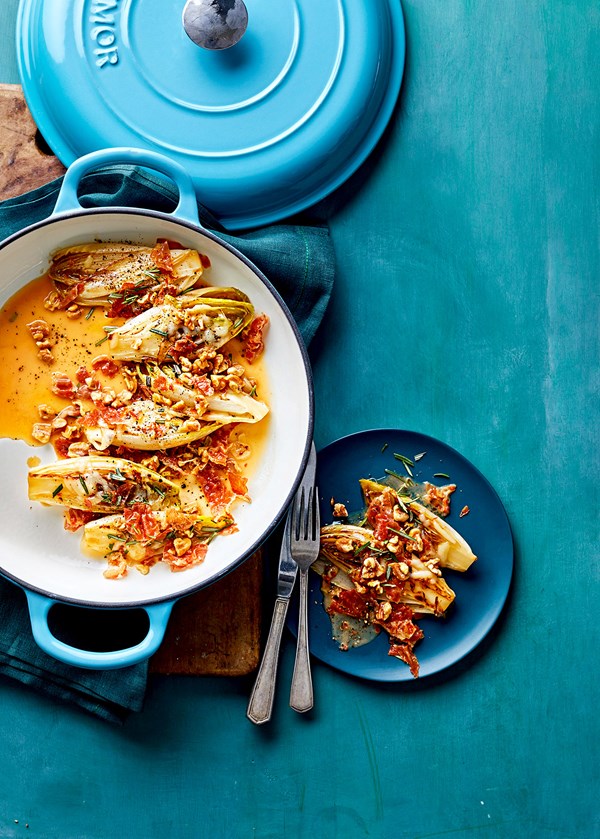 Braised Belgian endive