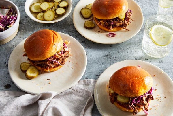 Braised brisket sandwiches