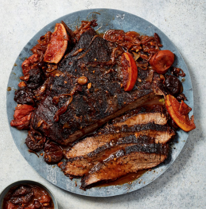 Braised brisket with dried fruit