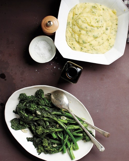 Braised broccoli rabe