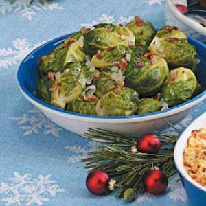 Braised Brussels sprouts